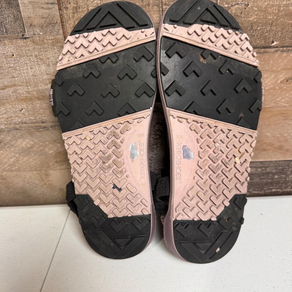 Xero Shoes Sandals Womens Size 8 Mauve Black Z-Trail EV Minimalist Sport Hiking - Picture 5 of 6